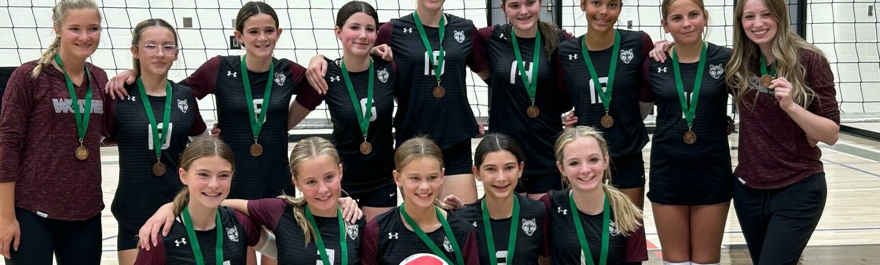 Junior Girls Volleyball Bronze Medalists